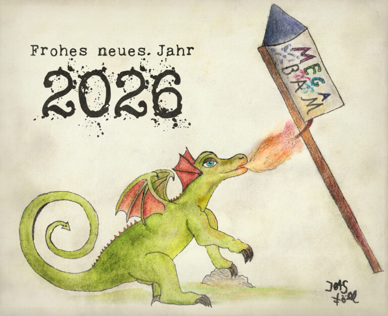 Grußkarte zum neuen Jahr